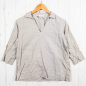【Women's S グレー系】 Montbell ( モンベル ) カミコ プルオーバー シャツ KAMICO Pullover Shirt コットン ウェア トップス インナー シャツ ショートスリーブシャツ コットン z00052287 コットン ショートスリ - 【公式】2ndGEAR(セカンドギア)Webショップ【登山用品・アウトドア用品専門 買取販売店】