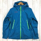 【Women's S ブルー系】Mammut ( マムート ) ゴアテックス オールウェザー ジャケット Goretex All Weather Jacket レインシェル ハードシェル フーディ 1010-19740 Women's レインシェル アウター ジャケット トップス ウェア - 【公式】2ndGEAR(セカンドギア)Webショップ【登山用品・アウトドア用品専門 買取販売店】