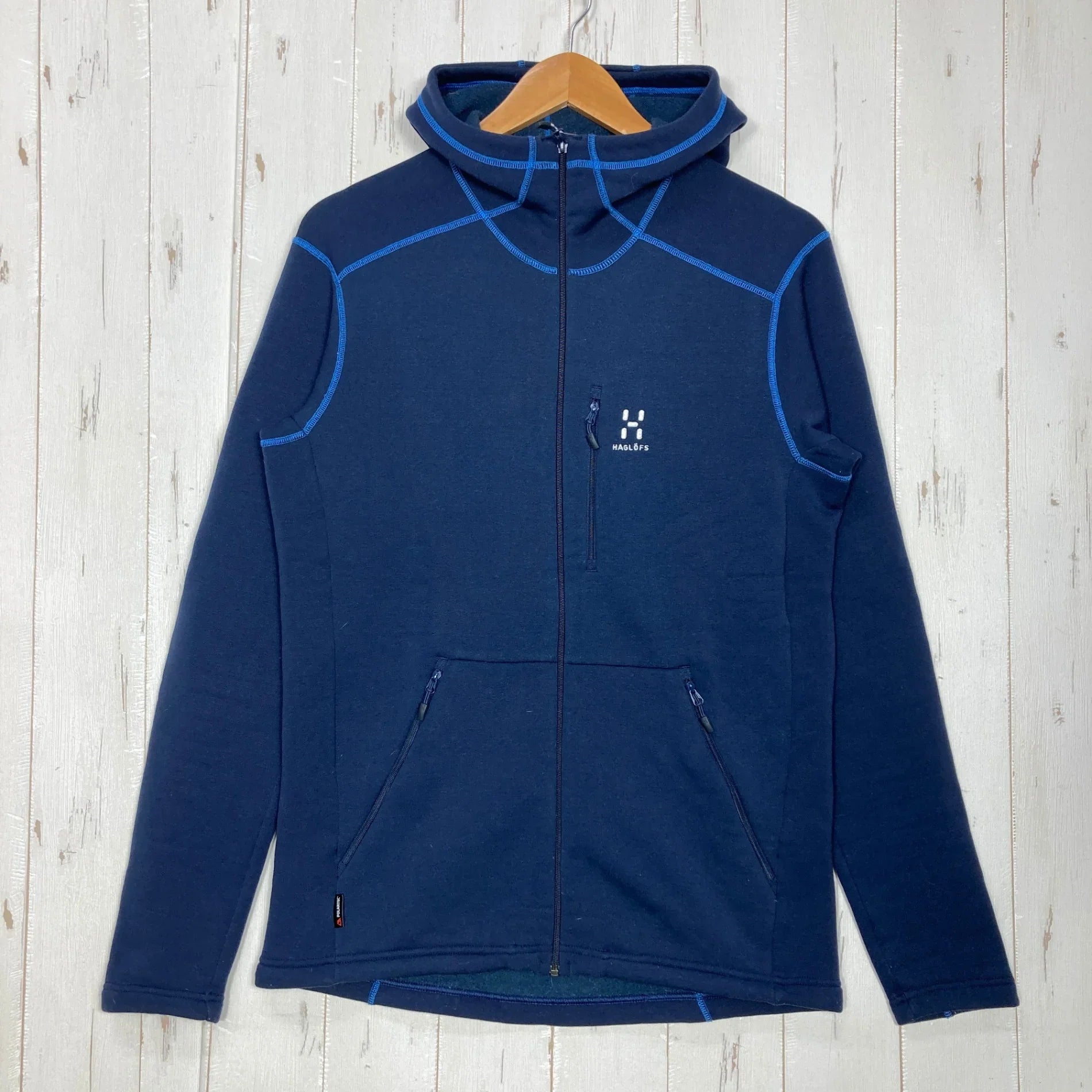 【Men's S ネイビー系】 Haglofs ( ホグロフス ) バンジー フード Bungy Hood ポリエステル ウェア トップス アウター ジャケット フリース ポーラテック・パワーストレッチ z000 Men's S ネイビー系】 Haglofs ( ホグロフス ) バンジー フード Bungy