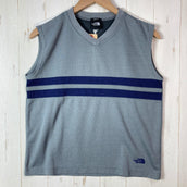 【Men's S グレー系】 The North Face ( ザ・ノースフェイス ) センター ストライプ タンクトップ Center Stripe Tank Top ポリエステル ウェア トップス インナー シャツ タンクトップ ノースリーブシャツ z0005
