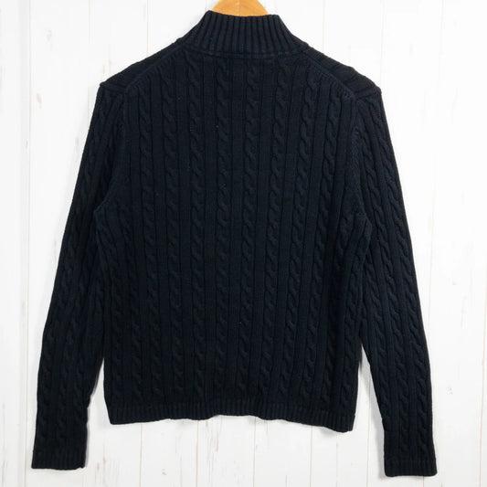 【Women's S ブラック系】 Llbean ( エルエルビーン ) コットン フルジップ シャツ cotton Full Zip Shirt コットン ウェア トップス アウター ジャケット フリース z00050347 フリース アウター ジャケット トップス