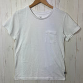 【Women's L ホワイト系】 The North Face ( ザ・ノースフェイス ) ショートスリーブポケットティー S/S Pocket Tee ポリエステル ウェア トップス インナー シャツ ショートスリーブTシャツ クルーネック 化繊 z00055436