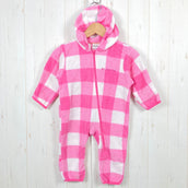 【Baby's 12MOS ピンク系】 Columbia ( コロンビア ) スノートップ ツー バンティング Snowtop II Bunting ポリエステル ウェア トップス アウター ジャケット フリース z00054038 フリース アウター ジャケット トップ