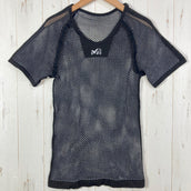 【Men's S/M ブラック系】 Millet ( ミレー ) ドライナミック メッシュ ショートスリーブ DRYNAMIC MESH SS ポリプロピレン ウェア トップス インナー シャツ ショートスリーブTシャツ クルーネック 化繊 z00056350 化繊