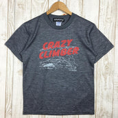 【Kid's 160 グレー系】 Hungerknock Originals ( ハンガーノック オリジナルス ) × Taro(太郎平小屋) 限定コラボ クレイジークライマー Tシャツ Crazy Climber T-Shirts 限定販売 入手困難 Kid's - 【公式】2ndGEAR(セカンドギア)Webショップ【登山用品・アウトドア用品専門 買取販売店】