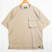 【Men's M ベージュ系】 Jackwolfskin ( ジャックウルフスキン ) ジェーピー ユーアール アクティブライト ティー ブイツー JP UR ACTIVELIGHT T V2 ポリエステル ウェア トップス インナー シャツ ショートスリーブシャツ