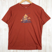 【Men's S オレンジ系】 Millet ( ミレー ) アドベンチャー ハウス Tシャツ Adventure House TShirt ポリエステル MIV01936 Men's ショートスリーブTシャツ クルーネック インナー シャツ トップス ウェア - 【公式】2ndGEAR(セカンドギア)Webショップ【登山用品・アウトドア用品専門 買取販売店】