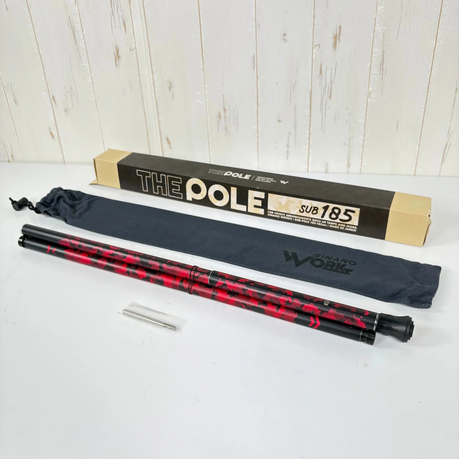 【新品】シナノワークス THE POLE SUB120 & SUB185 セット アウトドア 【新品】シナノワークス THE POLE SUB120 & SUB185 セット