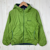 【Kid's 140 グリーン系】 Montbell ( モンベル ) リバーシブル サーマラップ パーカ 化繊ダウン ウェア トップス アウター ジャケット 化繊インサレーション z00056664 化繊インサレーション アウター ジャケット トップス ウェア