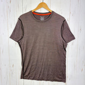 【Men's M ブラウン系】 Sheep Run(シープ ラン) メリノウ-ル ショートスリーブ ティー Merino Wool Short Sleeve Tee メリノウール ウェア トップス インナー シャツ ショートスリーブシャツ ウール z00057827