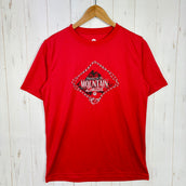 【Men's M レッド系】 Marmot ( マーモット ) マウンテン リミテッド ティー Mountain Limited Tee ポリエステル ウェア トップス インナー シャツ ショートスリーブTシャツ クルーネック 化繊 z00058787 化繊 シ