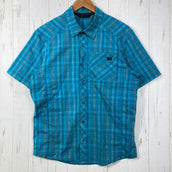 【Men's S ブルー系】 Arcteryx ( アークテリクス ) ピークライン ショートスリーブ シャツ Peakline Short Sleeve Shirt 生産終了モデル 入手困難 コットン ウェア トップス インナー シャツ ショートスリーブシャツ