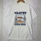 【Men's M ホワイト系】 Teton Bros ( ティートンブロス ) TB ウォンテッド ティー TB Wanted Tee ポリエステル ウェア トップス インナー シャツ ショートスリーブTシャツ クルーネック 化繊 z00055470 化繊 ショー