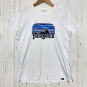 【Women's S ホワイト系】 2021 Patagonia ( パタゴニア ) キャプリーン クール デイリー グラフィック シャツ Capilene Cool Daily Graphic Shirt ポリエステル ウェア トップス インナー シャツ ショートスリ