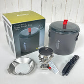 【OneSize シルバー系】 Soto ( ソト ) マイクロレギュレーターストーブ Sod-300S + ウインドスクリーン Sod-451 + ニューリバーポット Mサイズ クッカー Sod-511 + スタビライザー St-411 セット SOD-300S/