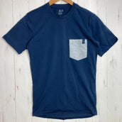 【Men's XS ネイビー系】 Haglofs ( ホグロフス ) マース ティー Mirth Tee コットン ウェア トップス インナー シャツ ショートスリーブTシャツ クルーネック コットン z00056213 コットン ショートスリーブTシャツ クルーネ