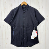 【Men's M ネイビー系】 Axesquin ( アクシーズクイン ) ショートスリーブ ベンチレーション シャツ S/S Ventilation Shirt 011056 ダークネイビー z00055910 ダークネイビー 化繊 ショートスリーブシャツ インナ