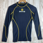 【Men's S ブラック系】 Skins ( スキンズ ) コンプレッションアンダーシャツ ナイロン ウェア トップス インナー シャツ ロングスリーブTシャツ クルーネック 化繊 z00051874 化繊 ロングスリーブTシャツ クルーネック インナー シャツ - 【公式】2ndGEAR(セカンドギア)Webショップ【登山用品・アウトドア用品専門 買取販売店】
