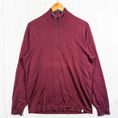 【Men's M レッド系】 Smartwool ( スマートウール ) スポーツニットハーフジップ Sportknit Half Zip メリノウール ウェア トップス インナー シャツ ロングスリーブシャツ ウール z00052790 ウール ロングスリーブ