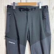 【Men's 30 ブラック系】 2021 Patagonia ( パタゴニア ) テラヴィア アルパイン パンツ レギュラー Terravia Alpine Pants Regular BLK ポリエステル ウェア ボトムス ロングパンツ ソフトシェル z00053