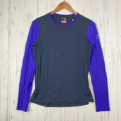 【Women's M ネイビー系】 Icebreaker ( アイスブレーカー ) 200 オアシス ロング スリーブ クルー 200 OASIS Long Sleeve Crewe メリノウール ウェア トップス インナー シャツ ロングスリーブTシャツ クルーネック