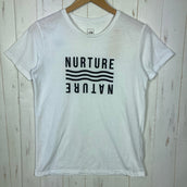 【Women's L ホワイト系】 The North Face ( ザ・ノースフェイス ) ショートスリーブ ナチュラル ティー S/S Nature Tee 静電気防止 ポリエステル ウェア トップス インナー シャツ ショートスリーブTシャツ クルーネック 化繊