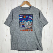 【Men's M グレー系】 2020 Patagonia ( パタゴニア ) キャプリーン クール デイリー グラフィック シャツ Capilene Cool Daily Graphic Shirt SRFE ポリエステル ウェア トップス インナー シャツ シ