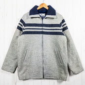 【Unisex M グレー系】 1970s Woolrich ( ウールリッチ ) ウール フリース ジャケット Wool Fleece Jacket ビンテージ オリジナル 入手困難 ウール ウェア トップス アウター ジャケット ウール z00052859 ウ