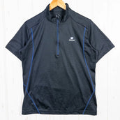 【Men's M ブラック系】 Finetrack ( ファイントラック ) ショートスリーブ メッシュ ティー ポリエステル ウェア トップス インナー シャツ ショートスリーブシャツ 化繊 z00052911 化繊 ショートスリーブシャツ インナー シャツ ト