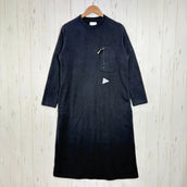 【Women's M ブラック系】 And Wander ( アンドワンダー ) コットン ウール スウェット ワンピース Cotton Wool Sweat Dress ウール混 日本製 コットン ウェア ドレス ワンピース z00061131 ドレス ワンピース