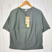 【Women's M グレー系】 Houdini ( フーディニ ) ウィメンズ コスモ トップ W's Cosmo Top 138724 GEYSER GREY z00055966 GEYSER GREY 化繊 ショートスリーブTシャツ クルーネック インナー シャ