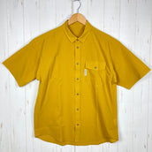 【Men's S イエロー系】 Ridge Mountain Gear ( リッジマウンテンギア ) ベーシック ショートスリーブ シャツ Basic Short Sleeve Shirt Rustic Mustard ポリエステル ウェア トップス インナー シャ