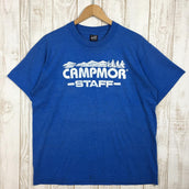 【Men's L ブルー系】 キャンプモア スタッフ Tシャツ Campmor Staff T-Shirts アメリカ製 米国ニュージャージー州のアウトドアショップ 希少なアウトドアtシャツ フルーツオブザルームボディ 非売品 ビンテージ 入手困難 Interna - 【公式】2ndGEAR(セカンドギア)Webショップ【登山用品・アウトドア用品専門 買取販売店】