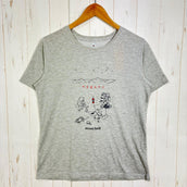 【Women's L グレー系】 Montbell ( モンベル ) ウィック ティー 長野 Wic Tee Nagano ご当地Tシャツ ポリエステル ウェア トップス インナー シャツ ショートスリーブTシャツ クルーネック 化繊 z00058793 化繊 ショ
