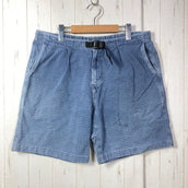 【Men's M ブルー系】 1990s Gramicci ( グラミチ ) ショート クライミングパンツ Short Climbing Pants 旧タグ ビンテージ オリジナル 入手困難 クライミングショーツ アメリカ製 ボックスロゴ コットン ウェア ボトム