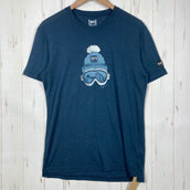 【Men's S ネイビー系】 Supernatural | Sn ( スーパーナチュラル ) ゴー ジーニー ティー GOGEANIE TEE メリノウール ウェア トップス インナー シャツ ショートスリーブTシャツ クルーネック ウール z00059251