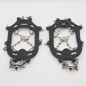 【L ブラック系】 チェーンスパイク ウィンターギア クランポン アイゼン z00053203 クランポン アイゼン ウィンターギア