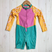 【Baby's 3T オレンジ系】 2020 Patagonia ( パタゴニア ) スイム ロンパース Swim Romper MBPI ナイロン ウェア トップス インナー シャツ ロングスリーブシャツ 化繊 z00058083 MBPI 化繊 ロングスリーブシャツ