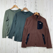 【Men's M ブラウン系】 Millet ( ミレー ) ・フェニックス フリース・ロングスリーブティー 計3点セット バルク販売 卸売り ウェア トップス アウター ジャケット フリース z00060082 フリース アウター ジャケット トップス ウェア