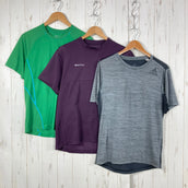 【Men's L グリーン系】 Mountain Hardwear ( マウンテンハードウェア ) ・カリマー・アディダス ショートスリーブティー 計3点セット バルク販売 卸売り ウェア トップス インナー シャツ ショートスリーブTシャツ クルーネック 化繊 z