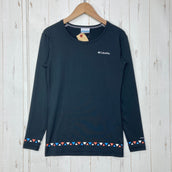 【Women's M ブラック系】 Columbia ( コロンビア ) スクリップスランチ ロングスリーブ トップ ポリエステル ウェア トップス インナー シャツ ロングスリーブTシャツ クルーネック 化繊 z00059439 化繊 ロングスリーブTシャツ クルー