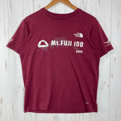【Unisex M レッド系】 The North Face ( ザ・ノースフェイス ) Mt.FUJI100 2025 参加賞Tシャツ Mt.FUJI100 2025 Participant T-Shirt EXPLORE SOURCE ポリエステル ウェア トッ