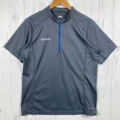 【Men's L グレー系】 Marmot ( マーモット ) サンスクリーン ショートスリーブ シャツ Sunscreen Short Sleeve Shirt ポリエステル ウェア トップス インナー シャツ ショートスリーブシャツ 化繊 z00053233