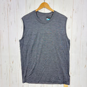 【Men's XL グレー系】 Icebreaker ( アイスブレーカー ) メリノ ノースリーブ シャツ メリノウール ウェア トップス インナー シャツ タンクトップ ノースリーブシャツ z00056539 タンクトップ ノースリーブシャツ インナー シャツ