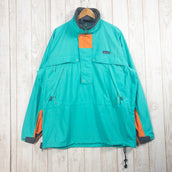 【Men's L グリーン系】 1990 Patagonia ( パタゴニア ) アルパイン サイドジップ プルオーバー Alpine Side Zip Pullover Caribbian / Poppy / Soot 生産終了モデル 入手困難 ナイロン ウェア - 【公式】2ndGEAR(セカンドギア)Webショップ【登山用品・アウトドア用品専門 買取販売店】