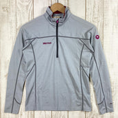 【Women's S グレー系】 Marmot ( マーモット ) クライムウール ロングスリーブ プルオーバー シャツ Climb Wool Longsleeve Pullover Shirt ハーフジップ ジップネック MJK-S4554W Asian Women - 【公式】2ndGEAR(セカンドギア)Webショップ【登山用品・アウトドア用品専門 買取販売店】