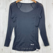 【Women's S ブラック系】 Finetrack ( ファイントラック ) ドライレイヤーベーシック ロングスリーブ ポリエステル ウェア トップス インナー シャツ ロングスリーブTシャツ クルーネック 化繊 z00057528 化繊 ロングスリーブTシャツ