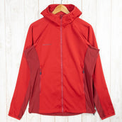 【Men's M レッド系】 Mammut ( マムート ) ケント ライト So フーデッド ジャケット Kento Light So Hooded Jacket ソフトシェル フーディ 1010-23250 Men's Lava / Dark Lava ソフト - 【公式】2ndGEAR(セカンドギア)Webショップ【登山用品・アウトドア用品専門 買取販売店】