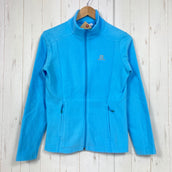 【Women's XS ブルー系】 Salomon ( サロモン ) アクティブ サーマル フリース ジャケット Active Thermal Fleece Jacket ポリエステル ウェア トップス アウター ジャケット フリース z00059215 フリース ア
