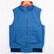 【Men's M ネイビー系】 2014 Patagonia ( パタゴニア ) インサレーテッド ベター セーター ベスト Insulated Better Sweater Vest GLSB 生産終了モデル 入手困難 ニット調フリース ポリエステル ウェア トッ